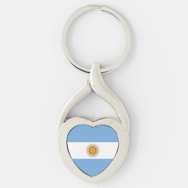 Flag of Argentina Keychain (Front)