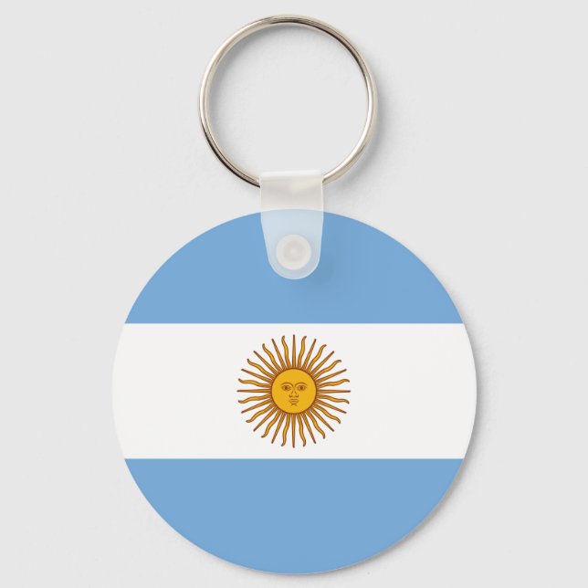 Flag of Argentina Keychain (Front)