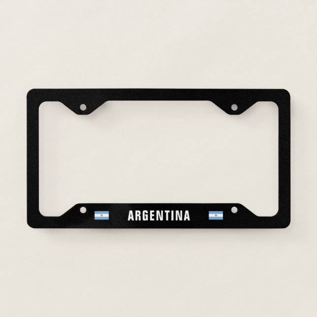 Flag of Argentina License Plate Frame (Front)