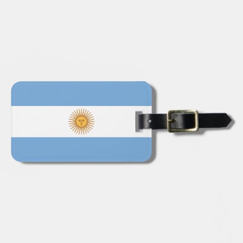 Flag of Argentina Luggage Tag