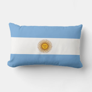 Flag of Argentina Lumbar Pillow