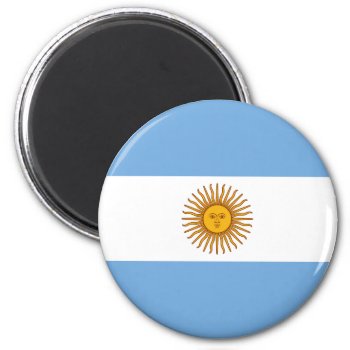 Flag Of Argentina Magnet by StillImages at Zazzle