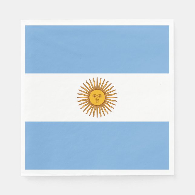 Flag of Argentina Napkins (Front)