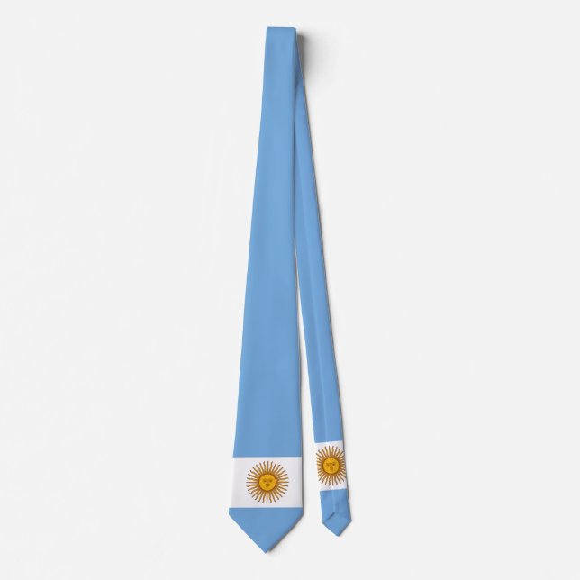 Flag of Argentina Neck Tie (Front)