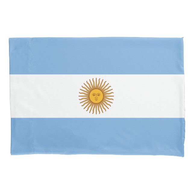 Flag of Argentina Pillow Case (Front-Left)