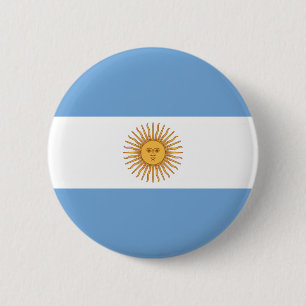 Flag of Argentina Pinback Button