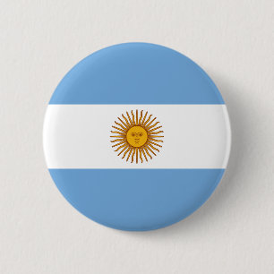 Flag of Argentina Pinback Button
