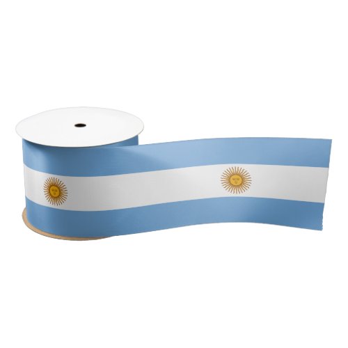 Flag of Argentina Satin Ribbon
