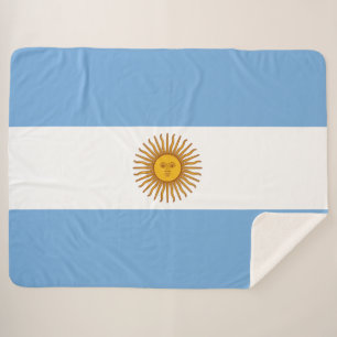 Flag of Argentina Sherpa Blanket