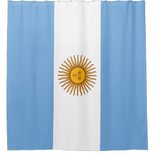 Flag of Argentina Shower Curtain