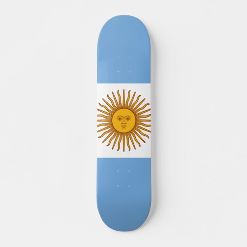 Flag of Argentina Skateboard