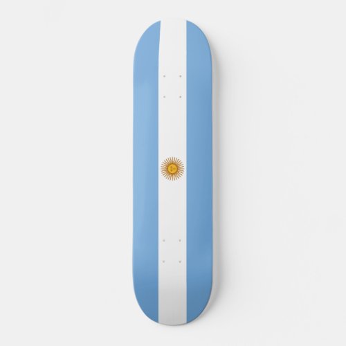 Flag of Argentina Skateboard