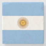 Flag of Argentina Stone Coaster