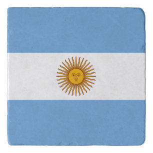 Flag of Argentina Trivet
