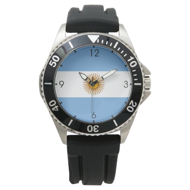 Flag of Argentina Watch (Front)