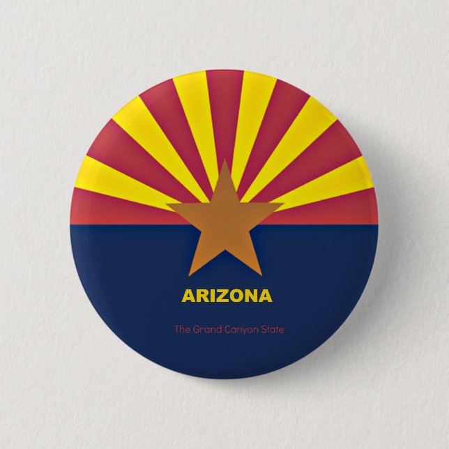Flag of Arizona Button (Front)
