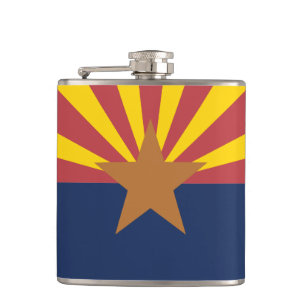 Flag of Arizona Hip Flask