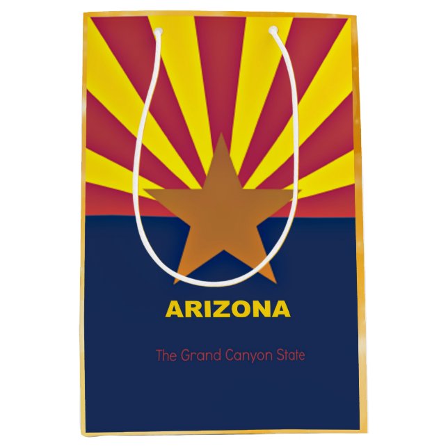 Flag of Arizona Medium Gift Bag (Front)