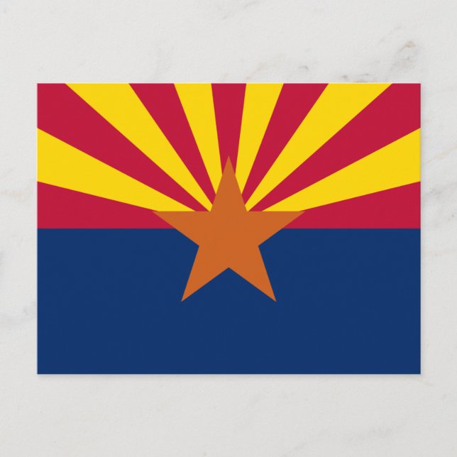 Flag of Arizona Postcard (Front)