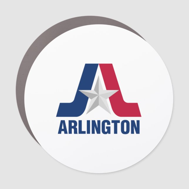 Flag of Arlington, Texas Car Magnet (Front)