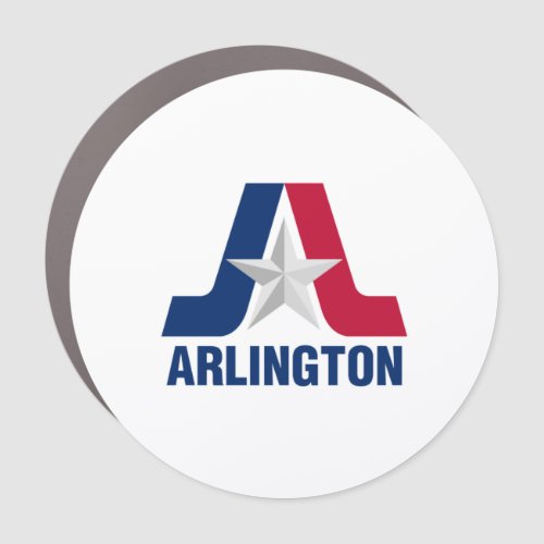 Flag of Arlington Texas Car Magnet