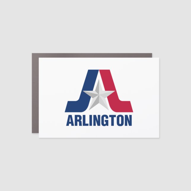 Flag of Arlington, Texas Car Magnet (Front)