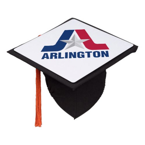 Flag of Arlington Texas Graduation Cap Topper