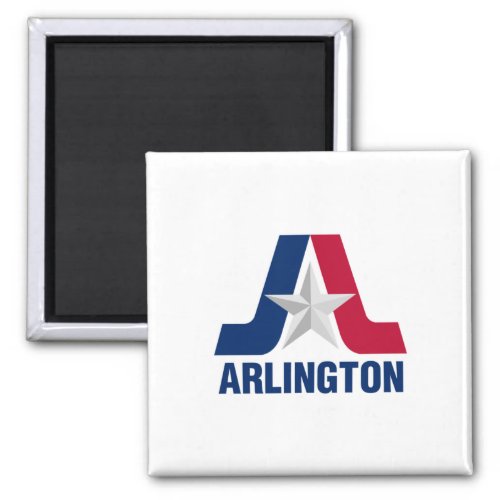 Flag of Arlington Texas Magnet