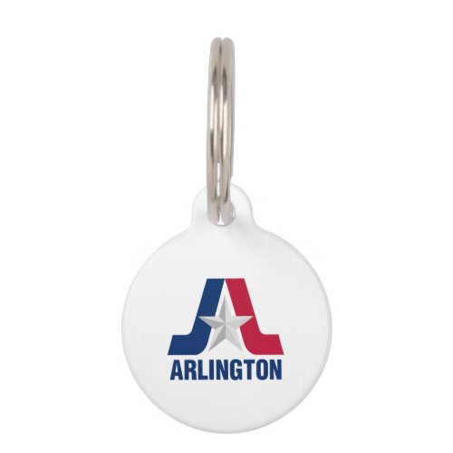 Flag of Arlington Texas  Pet ID Tag