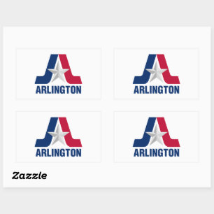 Flag of Arlington, Texas Rectangular Sticker