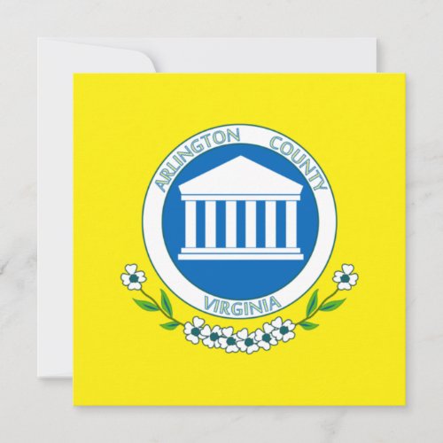 Flag of Arlington Virginia Card