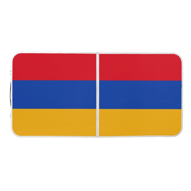 Flag of Armenia Beer Pong Table (Top)