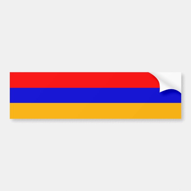 Flag of Armenia Bumper Sticker (Front)