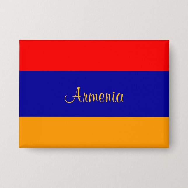 Flag of Armenia Button (Front)