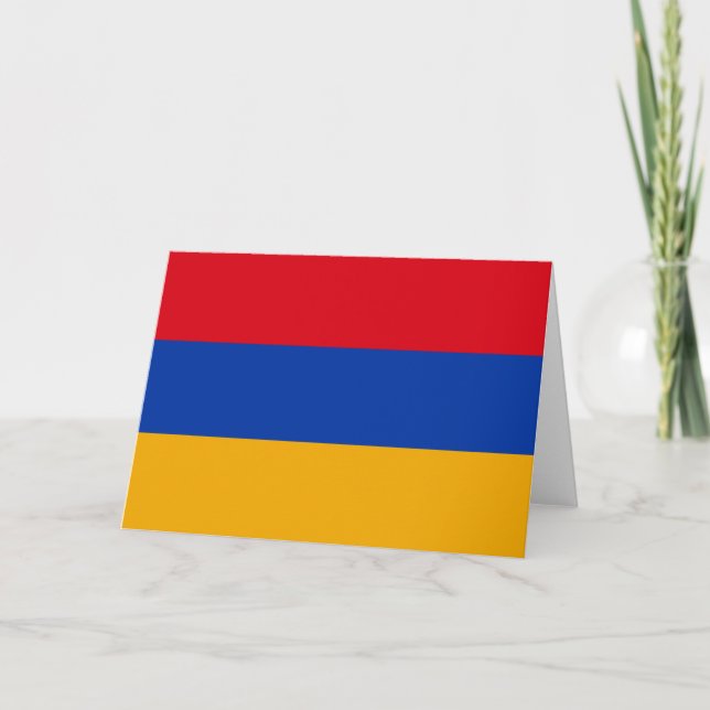 Flag of Armenia Card (Front)