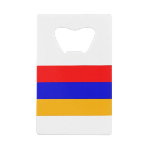 Flag of Armenia Credit Card Bottle Opener