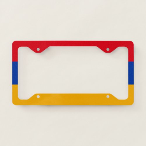 Flag of Armenia License Plate Frame