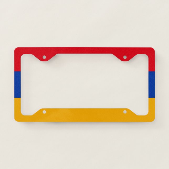 Flag of Armenia License Plate Frame (Front)