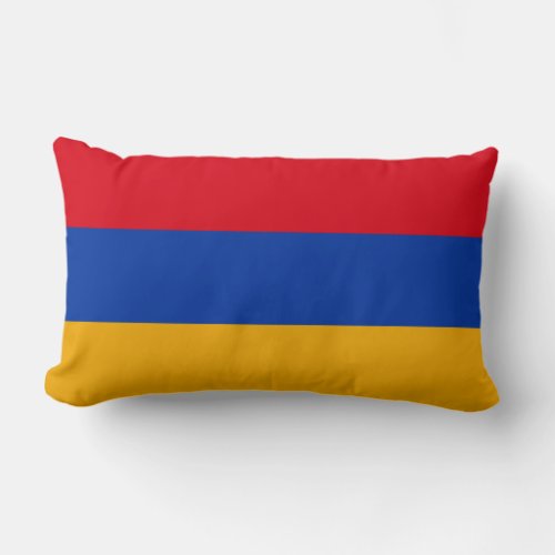 Flag of Armenia Lumbar Pillow