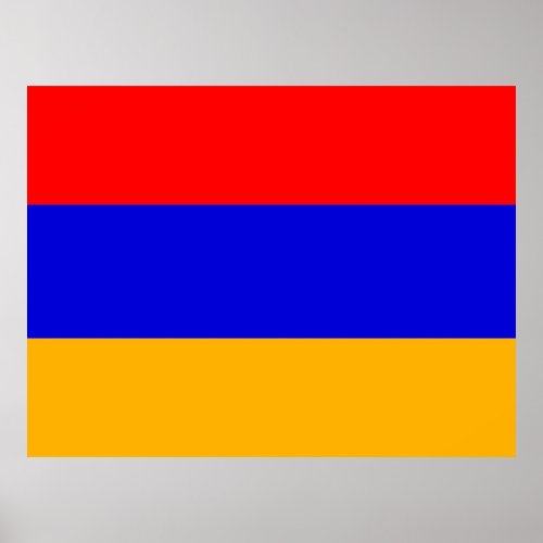 Flag of Armenia Poster