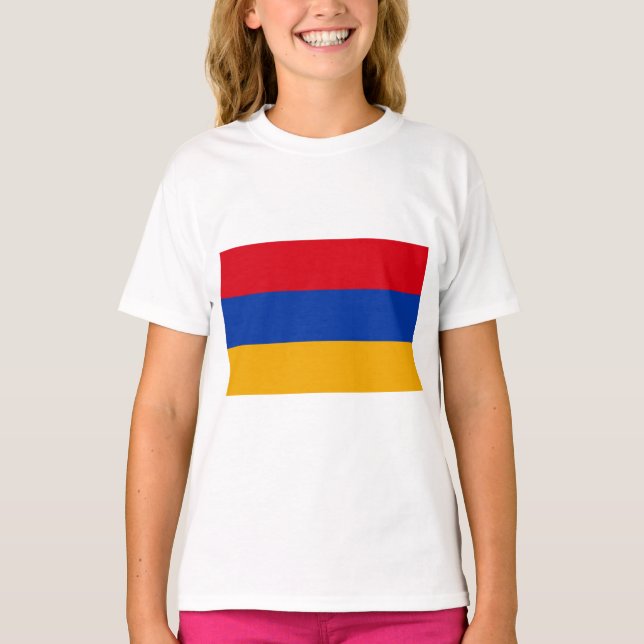 Flag of Armenia T-Shirt (Front)