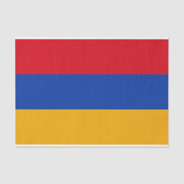 Flag of Armenia Tissue Paper (Front)