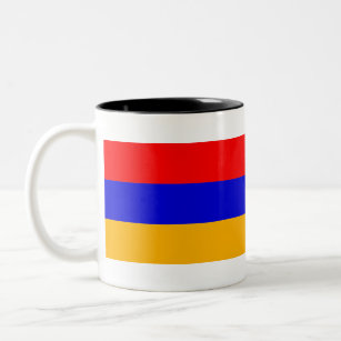 Flag of Armenia Two-Tone Coffee Mug