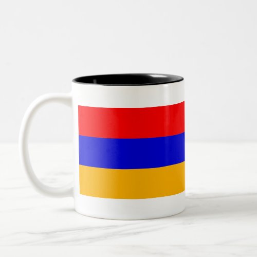 Flag of Armenia Two_Tone Coffee Mug