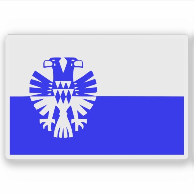 Flag of Arnhem, the Netherlands Sticker (Front)