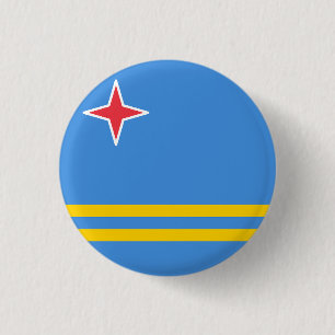 Flag of Aruba Button
