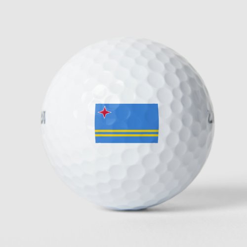 Flag of Aruba Golf Balls