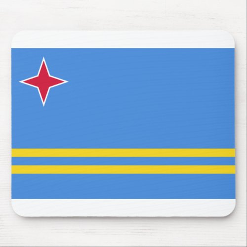 Flag of Aruba Mouse Pad