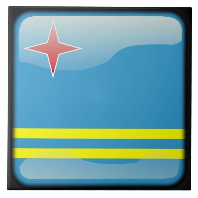 Flag of Aruba Tile (Front)