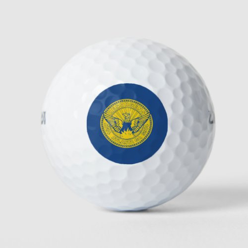 Flag of Atlanta Georgia Golf Balls